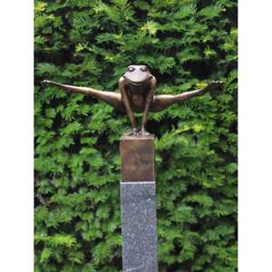 Sculpture de ferme hibou en Bronze sculpté fait à la main personnalisé Look Vintage Figurine d'oiseau Statue de hibou solide pour la décoration de noël - Product Image 6