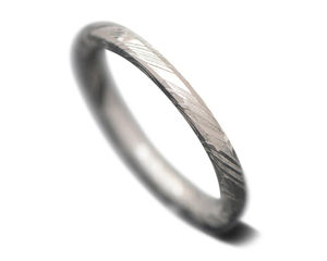 Joyería personalizada, barril de whisky de Damasco, regalo para tu novia, anillo de bodas de compromiso para mujer, joyería de acero transparente - Product Image 6