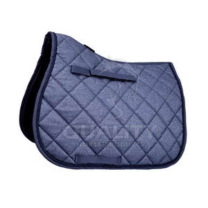Tapis de selle léger et durable à paillettes avec coque en coton et doublure en tissu pour l'équitation sur sentier, l'entraînement équestre, look élégant - Product Image 1