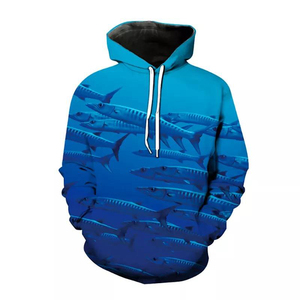 เสื้อตกปลาแขนยาวป้องกันแสงแดดสำหรับผู้ชายเสื้อ100% โพลีเอสเตอร์ความนุ่มแห้งเร็วและระบายอากาศได้ดี - Product Image 4