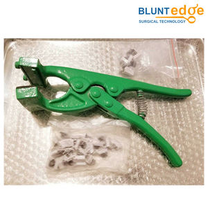 Pinzas de Tatuaje Veterinarias de Alta Resistencia Ecológicas BEST-242-46 de la Marca BEST, Grandes, Verdes, para Identificación de Ganado, Dígitos y Letras - Product Image 2