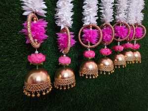 Guirnaldas de Flores de Jazmín para Decoración de Bodas Indias, Decoración Floral, Flores Artificiales, Fondo para Fiestas y Eventos - Product Image 3