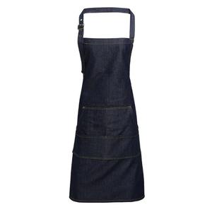 Delantal de babero de algodón orgánico de cocina para adultos de la mejor calidad personalizado - Product Image 4