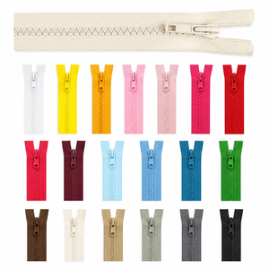Fermetures éclair séparables pour vestes, manteaux, combinaisons de sport – Nylon robuste, double curseur non verrouillable, fermeture éclair de 50 cm - Product Image 2