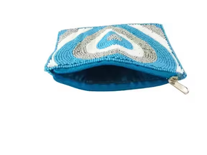 กระเป๋าใส่เหรียญปักมือคุณภาพพรีเมียม ประดับลูกปัด ดีไซน์ทันสมัย ขนาดมินิ สำหรับสุภาพสตรี งานเย็บปักถักร้อย - Product Image 3