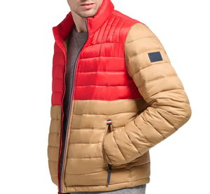 Vente chaude à manches longues doudoune couleur unie haute qualité nouvelle arrivée col montant extérieur prix raisonnable veste bouffante - Product Image 3