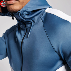 ชุดวิ่งออกกำลังกายระบายอากาศได้ดีชุดวอร์ม2ชิ้น100% ผ้าฝ้ายเป็นมิตรกับสิ่งแวดล้อมโลโก้ตามสั่ง - Product Image 4