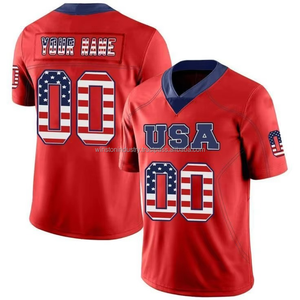 Uniforme de football américain personnalisé de qualité unique en gros, sublimation, haut à séchage rapide, nouveau style uniforme de football américain - Product Image 6