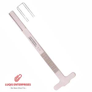 Ciseau à os à bord rubiné en forme de T, instrument chirurgical ORL, outil de coupe osseuse de précision en acier inoxydable de qualité médicale - Product Image 1