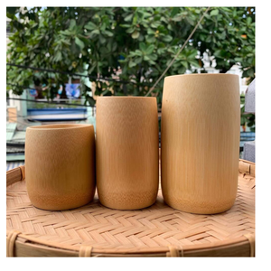 Tasse en bambou naturel avec impression de logo personnalisé idéal pour les cadeaux d'entreprise et les activités promotionnelles - Product Image 5