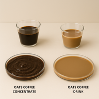 Concentré d'avoine aromatisé au café de qualité supérieure 65 Brix Poudre instantanée pour boisson Espagne Boîte en conserve MAKFOODCOMPANY 265kg