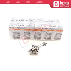BHL600-1 64193CLC คลาสสิก12V 60/55W หลอดไฟฮาโลเจน P43t H4สำหรับไฟหน้าไฟตัดหมอกลำแสงต่ำ10ชิ้น - Product Image 4