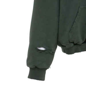 Sudadera con capucha desgastada por encargo precio al por mayor Sudadera con capucha lavada con ácido de gran tamaño material de alta calidad OEM para hombre con logotipo personalizado - Product Image 6