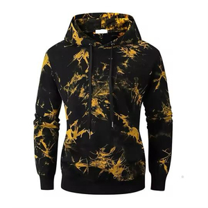Sweat-shirts tie-dye lourds à logo personnalisé, nouveaux arrivages, basiques en coton mélangé, pull vintage tie-dye pour hommes - Product Image 1