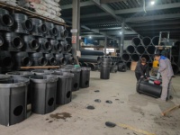 Puits de drainage par débordement en plastique