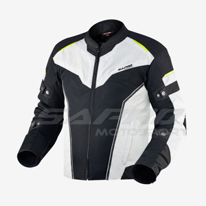 เสื้อแจ็คเก็ตผ้าคอร์ดูรอยสะท้อนแสงสำหรับขี่มอเตอร์ไซค์ของซาโปรสำหรับผู้ชาย พร้อมถุงลมนิรภัย รุ่นโปรเทเปอร์ ทรงสั้น สไตล์ไฮสตรีท สำหรับมอเตอร์ครอส - Product Image 1