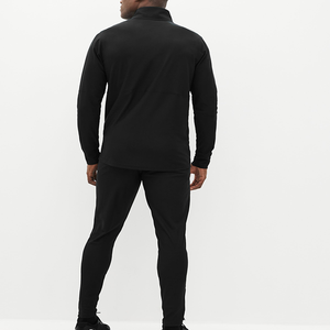 ชุดวอร์มแขนยาวผ้าฟลีซเสื้อ + กางเกงเสื้อมีฮู้ดลำลองแบบสวมหัวสีทึบสำหรับฤดูใบไม้ร่วง - Product Image 3