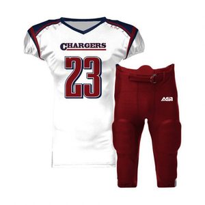 Vente en gros 100% polyester design personnalisé maillot de football américain pour hommes respirant grande taille uniforme de sport - Product Image 3