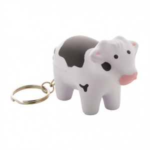 Porte-clés et mousquetons promotionnels personnalisés anti-stress laiteux – Gadgets uniques pour le soulagement du stress - Product Image 2