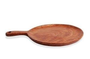 แผ่นเสียงไม้อะคาเซียธรรมชาติงานฝีมือทำจากไม้สำหรับกล่องไม้และป้ายติดผนัง - Product Image 2