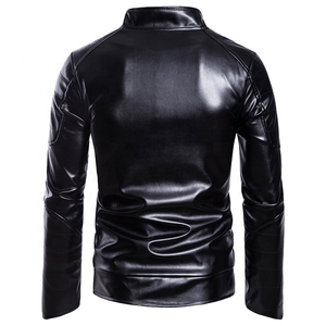 Mejor calidad nuevo diseño transpirable nueva llegada Chaquetas de cuero para hombres mejor material Chaqueta y precio al por mayor Chaqueta de cuero para hombres - Product Image 5