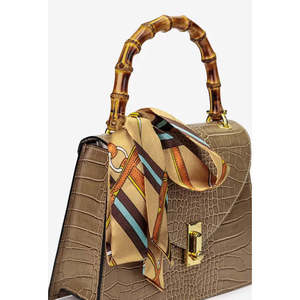 Bolso Estructurado en Piel de Cocodrilo Genuina - Hecho en Italia - Art. 25372 - Product Image 4
