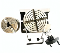 Table rotative de 4 pouces avec mandrin indépendant à 4 mors de 70 mm pour tour, avec plaque arrière, fabriquée à Delhi