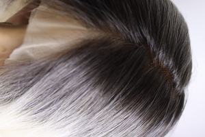 Vente en gros 150-180 densité HD pleine dentelle frontale brésilienne perruque de cheveux vierges pour les femmes noir transparent style droit avec DHL VIP - Product Image 6