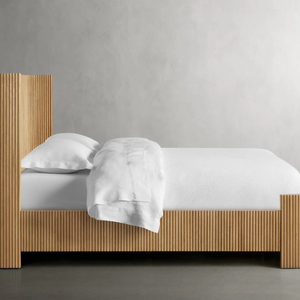 Modern Exclusive Solid Wood King <b>Size</b> <b>Bed</b> Natural Color for Home and Hotel Furniture - Product Image 2