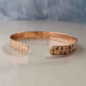 Handmade Adjustable Hammered <b>Copper</b> <b>Bracelet</b> Pure <b>Copper</b> Fashion Bangle for Arthritis Premium <b>Copper</b> Jewelry - Product Image 1