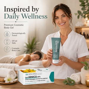 Gel de Árnica Sanavita 30% 150ml |   Gel de Masaje Corporal Premium |   Marca Privada OEM |   Hecho en Italia |   Tubo de Plástico |   Relajante |   Invisible - Product Image 6