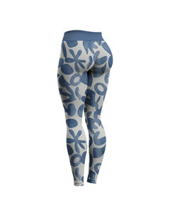Wholesale High Waist Custom Sublimation Women's <b>Yoga</b> Fitness Leggings Casual Style Seamless Outdoor Gym Leggings for Ladies - Product Image 4