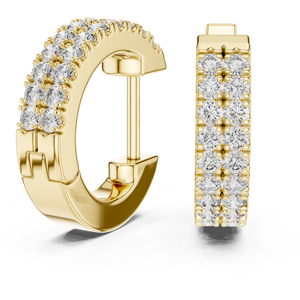 0.20 CT boucles d'oreilles en diamant rond pour femmes cultivées en laboratoire CVD HPHT diamant bijoux de luxe en gros et commande personnalisée approvisionnement - Product Image 4