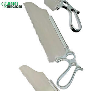 Nouvelle scie à os manuelle en acier inoxydable Hasni Surgical modèle FH-153, poignée à 13 anneaux, instrument chirurgical orthopédique, classe I CE - Product Image 1