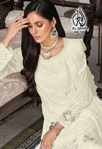ÚLTIMO DISEÑADOR GEORGATTE CON PESADO BORDADO SECUENCIA TRABAJO SALWAR TRAJE - Product Image 5