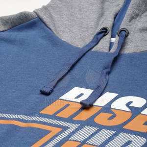 เสื้อฮู้ดสวมหัวผ้าฝ้ายดีไซน์เนอร์สำหรับผู้ชายเข้ารูปน้ำหนักเบาแห้งเร็วเสื้อผ้ายาวสีพื้นย้อมสีทึบ3XL XL - Product Image 4