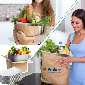 Sacs isothermes pliables en PE à motif léopard, imperméables et écologiques, pour le transport de repas chauds ou froids en restauration et à emporter - Product Image 6