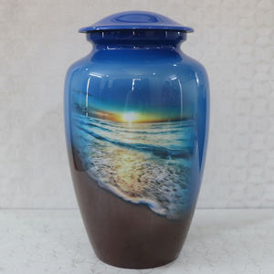 Urne de crémation pour adultes imprimée la plus vendue de style américain pour l'urne commémorative des cendres fabriquée et fournie par HHO - Product Image 5