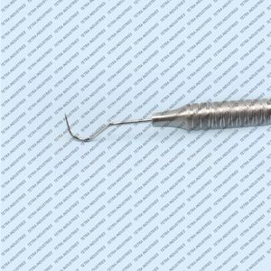 Sonde d'exploration dentaire manuelle professionnelle 23/CP11 Diagnostic endodontique à poignée ergonomique réutilisable en acier inoxydable codé par couleur - Product Image 6