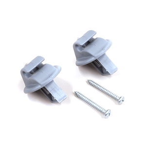 BCF5010 2 piezas de clip para visera solar, color gris, para Clio Megane Scenic Laguna Twingo Modus Espace Vel Satis Trafic Kangoo - Product Image 1