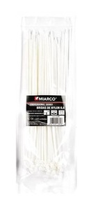 Brida poliammide 6,6 sacchetto trasparente 100u. 2.5x100mm (Miarco 9628) - Product Image 1