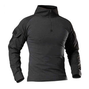 Venta al por mayor de uniformes de guardia de seguridad personalizados camisas informales deportivas uniformes de protección caza escalada pesca camiseta - Product Image 6