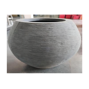 Colorful ceramic planter with handcrafted detail perfect for accenting your favorite plant <b>shelf</b> windowsill or home entrance - Product Image 1