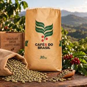 Café Vert Spécialité Brésilienne en Grains, Sac de 30KG, Café de Ferme de Haute Montagne Mantiqueira de Minas pour Torréfacteurs et Importateurs - Product Image 2