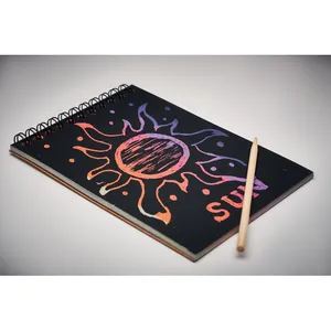 Cuaderno de Papel Negro Personalizado para Dibujar y Gadgets - Product Image 1