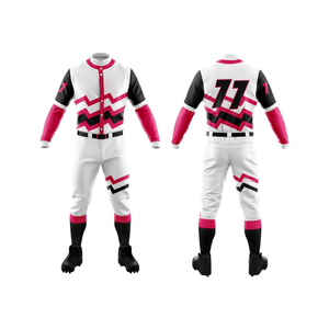 100% Polyester Logo Personnalisé Conception Baseball Jersey Pantalon Sublimation Hommes Femmes Jeunes Baseball Uniformes Ensembles - Product Image 5