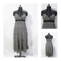Robe longue décontractée d'été pour femme, 100 % coton, imprimée sur mesure, style coréen Y2K, écologique, sans manches, taille naturelle, douce et élégante