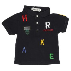 Camiseta Polo de Manga Corta para Niños - Azul Marino - Product Image 1