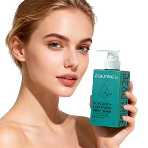 Limpiador Corporal Exfoliante con Ácido Glicólico y Láctico AHA de Marca Privada, Eliminador de Imperfecciones KP, Limpiador Espumoso para Queratosis Pilaris, Acné y Envejecimiento - Product Image 6