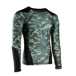 Wholesale Sublimation <b>Printing</b> Long Sleeve Mens Mma Rashguard Custom Bjj Rash Guard Swimming Compression T Shirts - Product Image 1